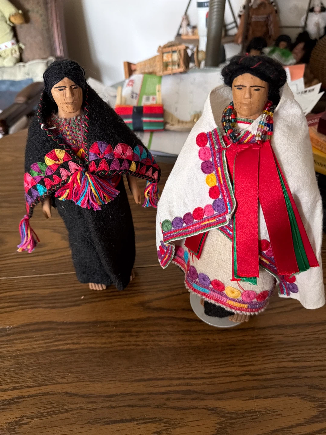 Folk Art Dolls - Two Women