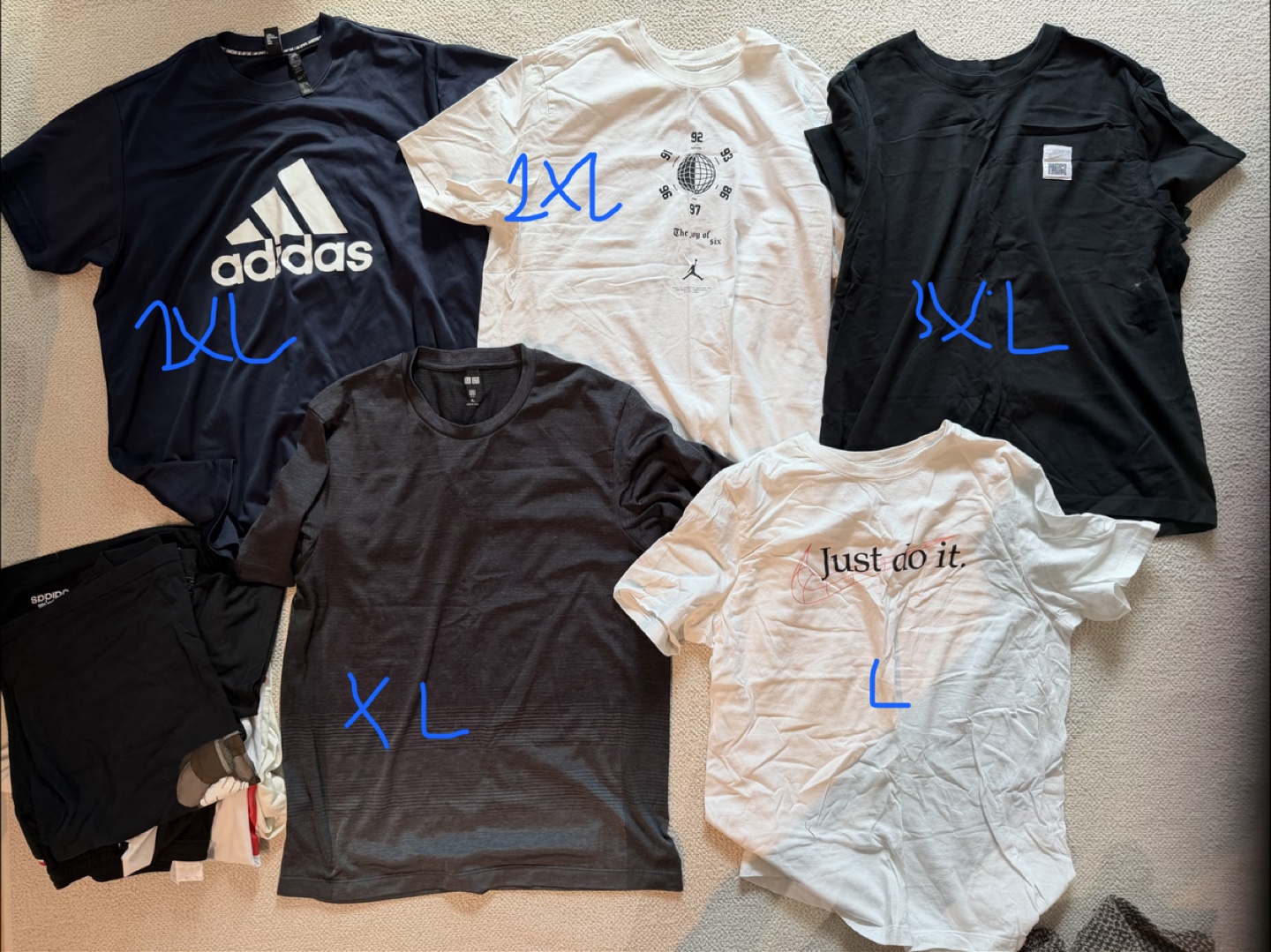 Assorted Men's T-shirts and Shorts