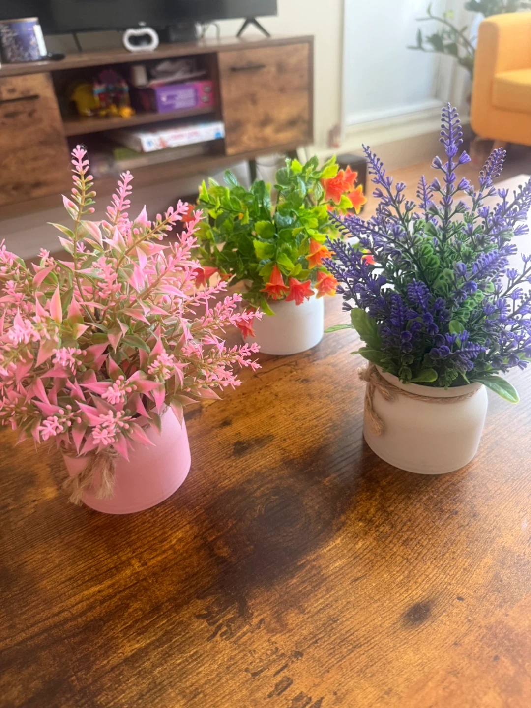 Set of 3 Artificial Potted Plants - photo 2