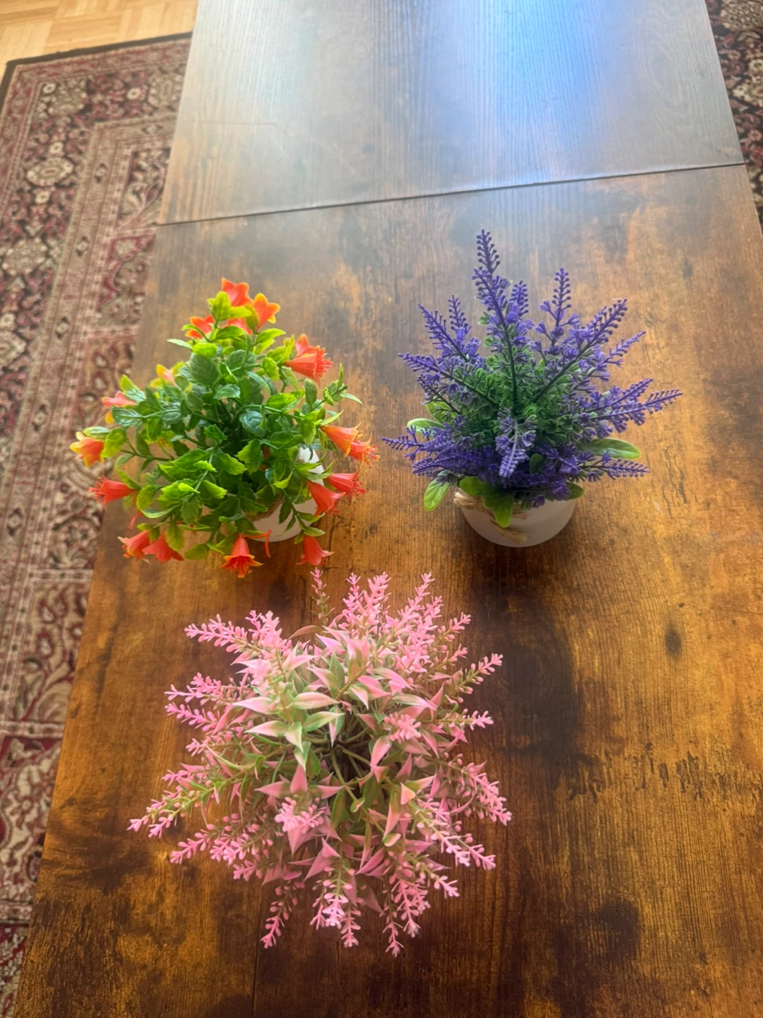 Set of 3 Artificial Potted Plants
