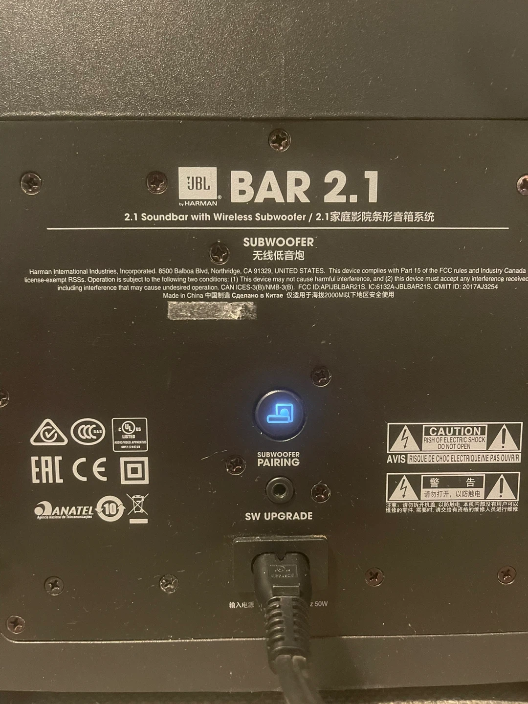 JBL Bar 2.1 Deep Bass Soundbar with Wireless Subwoofer - photo 3