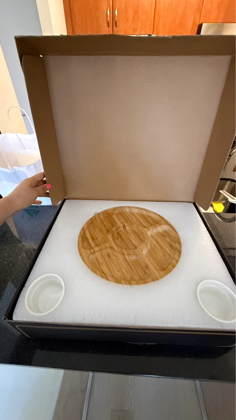 Bamboo Charcuterie Board Set - photo 2