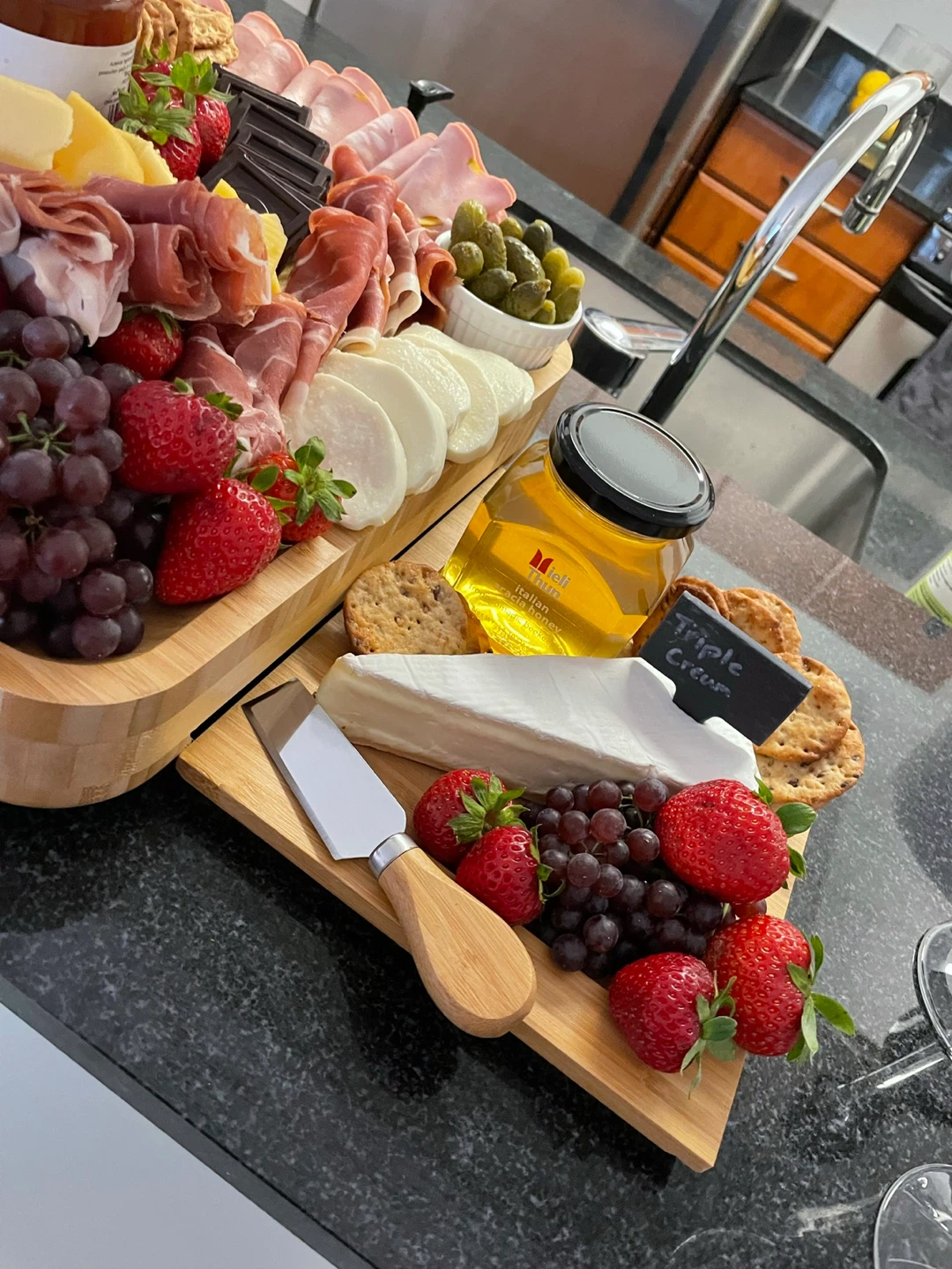 Bamboo Charcuterie Board Set - photo 4