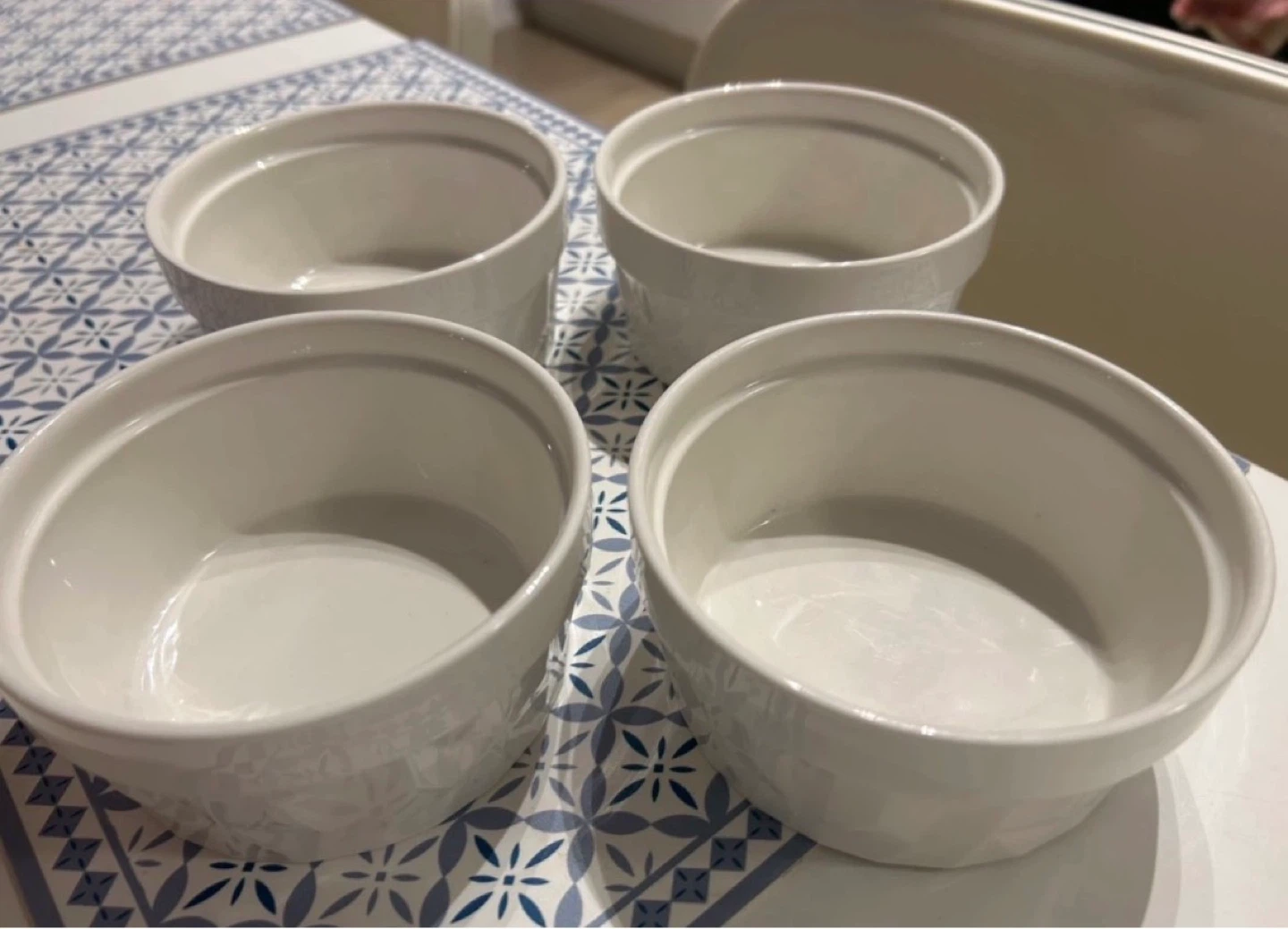 Set of 4 White Ramekins