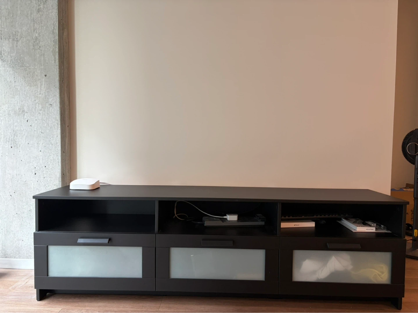 *moving* IKEA Brimnes TV stand