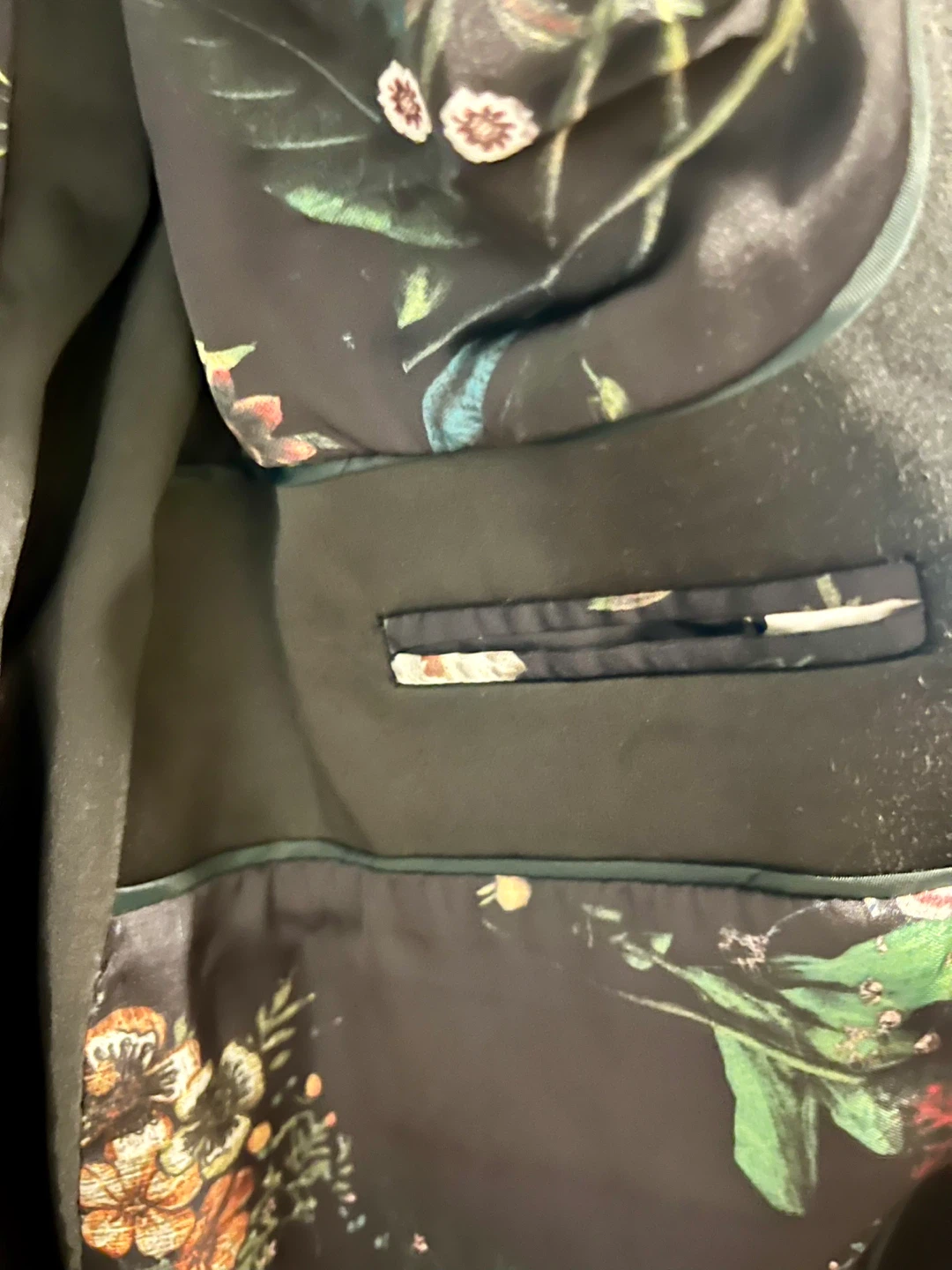 RW&CO. Black Blazer with Floral Lining - photo 4