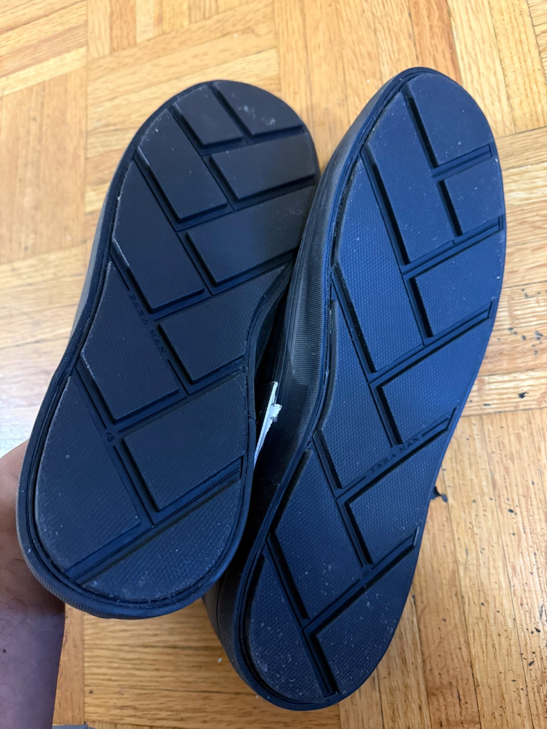 Zara Man Black Slip-On Shoes - photo 3