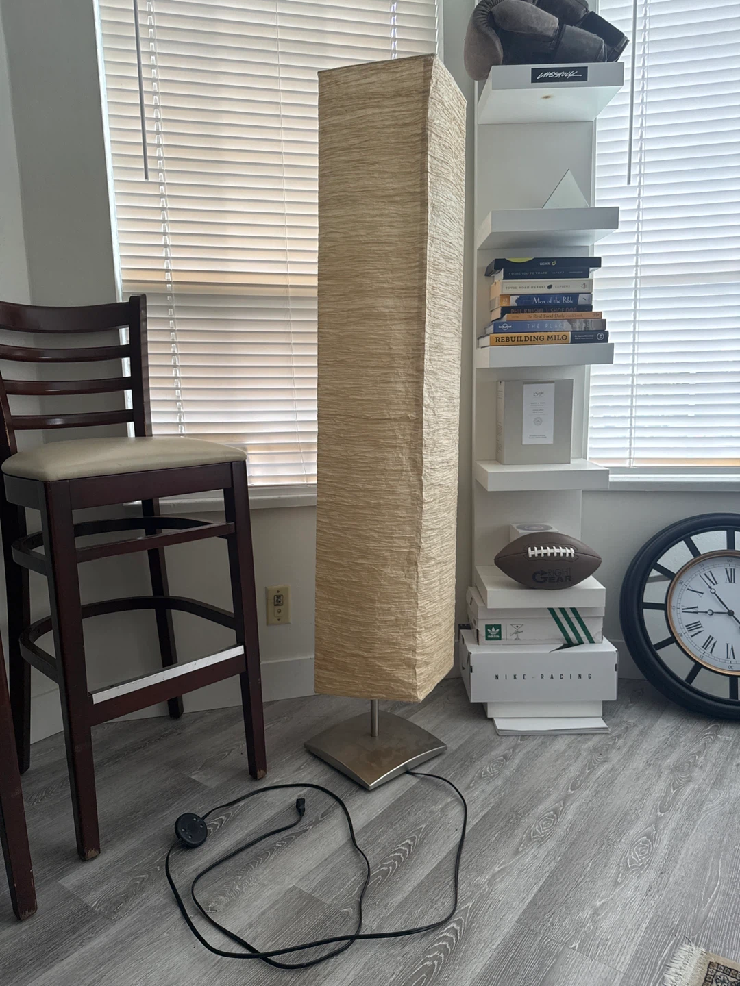 Tall Square Floor Lamp