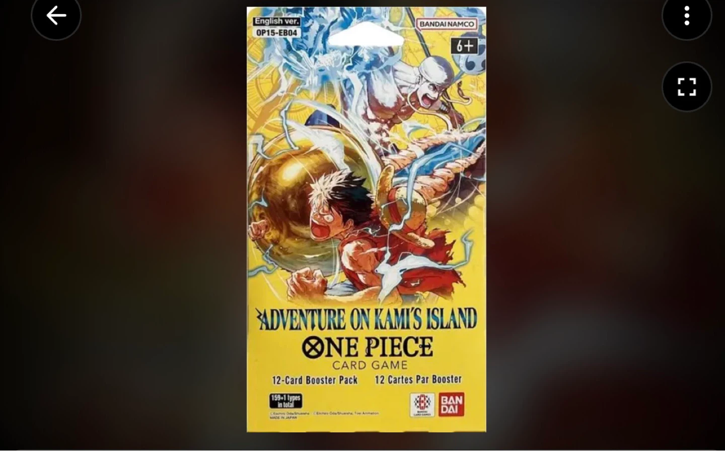 One Piece Card Game Adventure on Kami's Island Booster Pack - photo 2