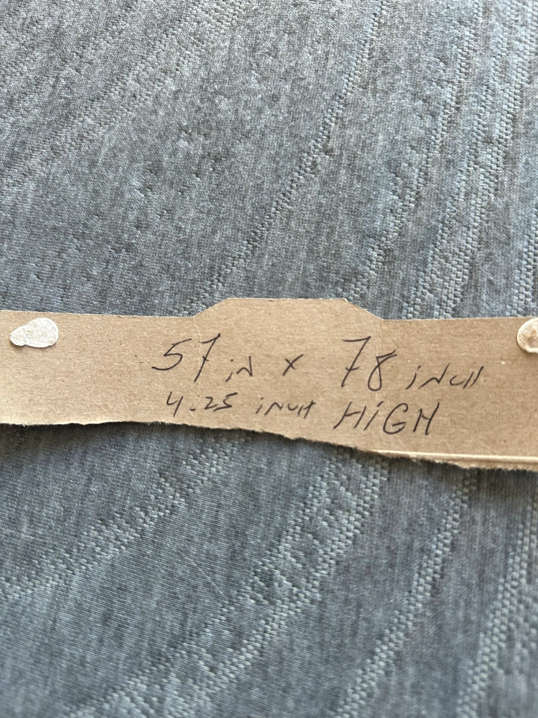 Grey Foldable Mattress / for a couple - photo 4