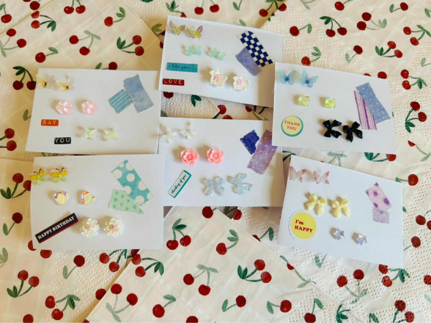 Stud earrings & handmade items - photo 2