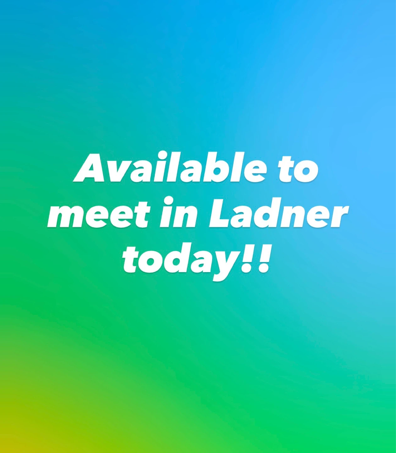 TODAY (Monday) only!!