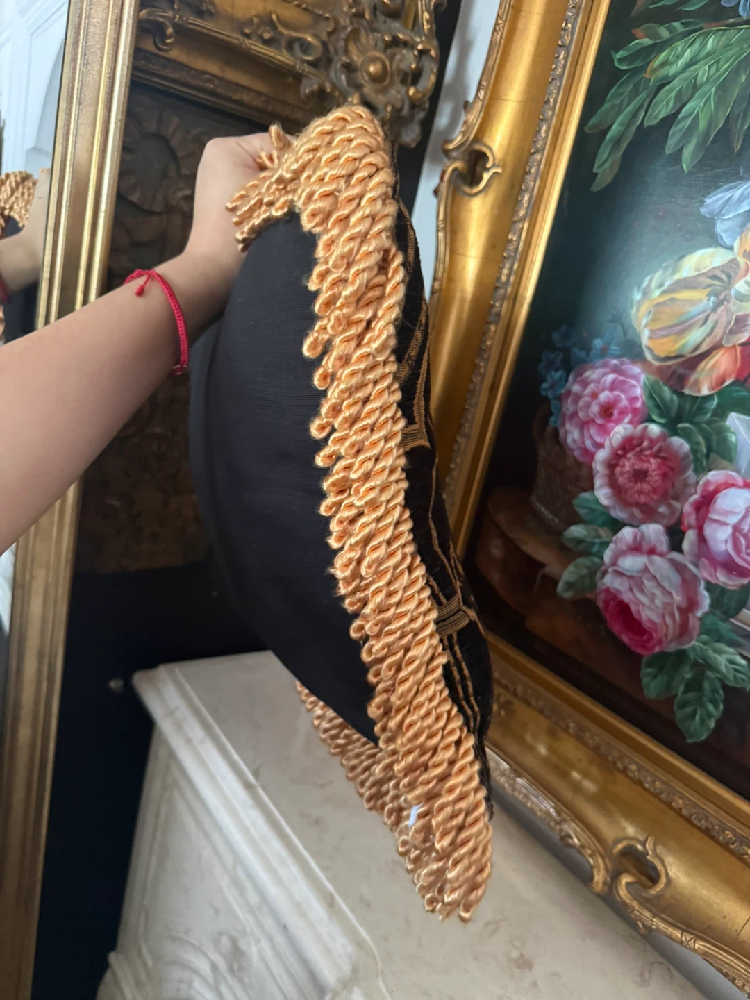 Decorative Throw Pillow with Tassels - photo 4