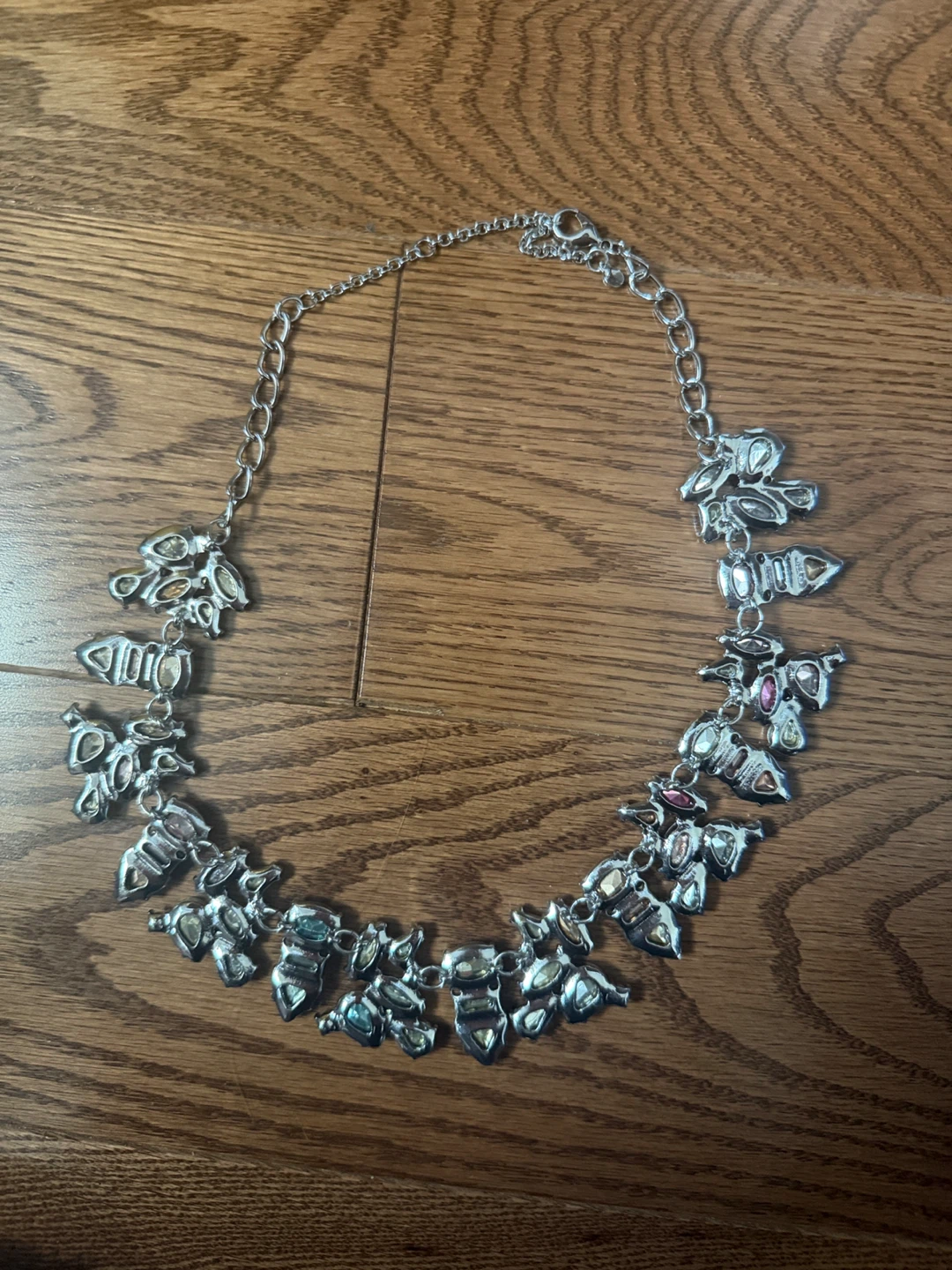 Statement Necklace with Colourful Gems - photo 2