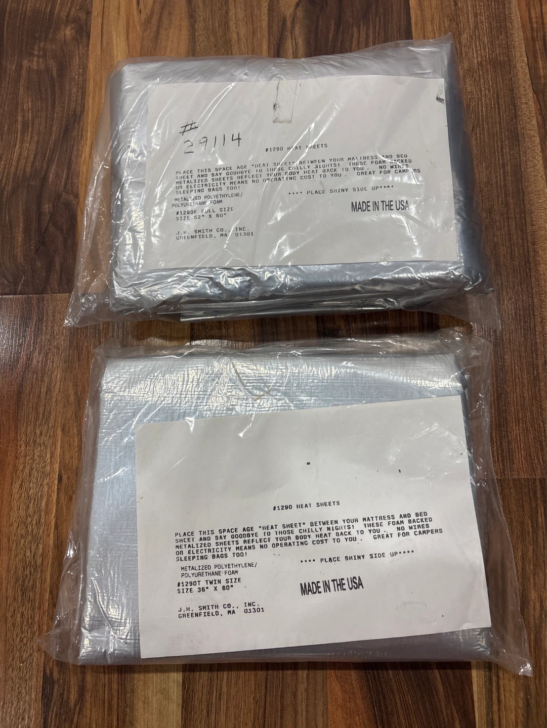 Metalized Heat Sheets (New)
