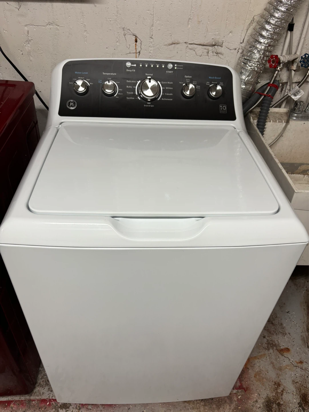 LG True Steam Sensor Dry Dryer - Red - photo 2
