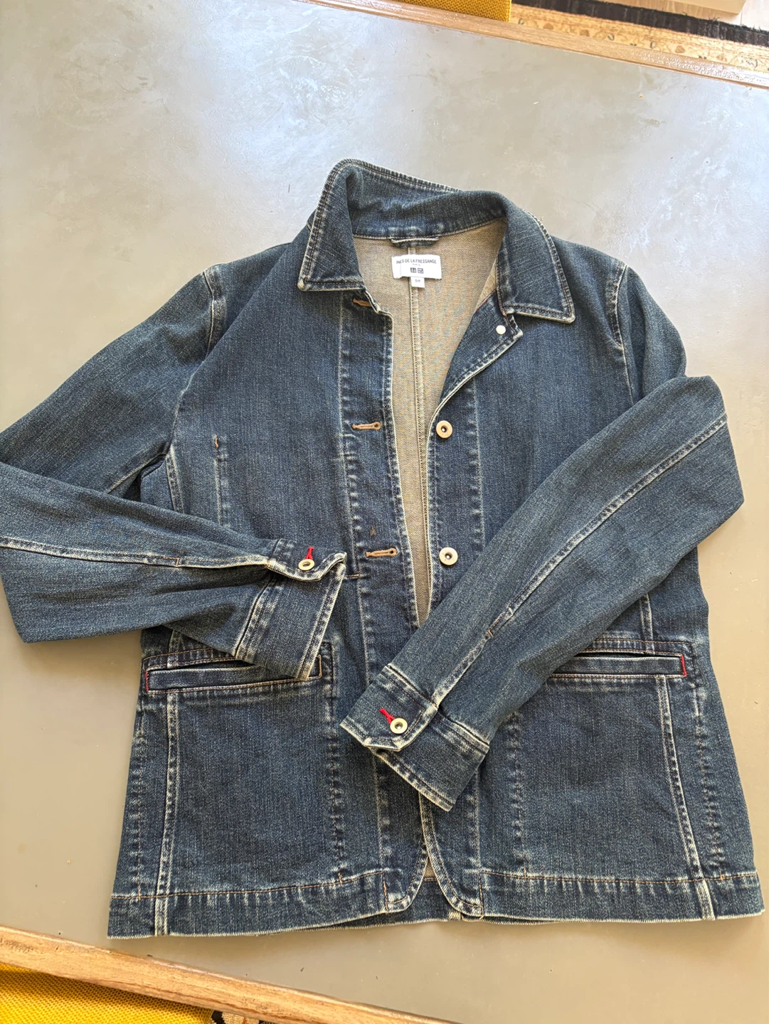 INES DE LA FRESSANGE /Uniqlo Denim Jacket Size M