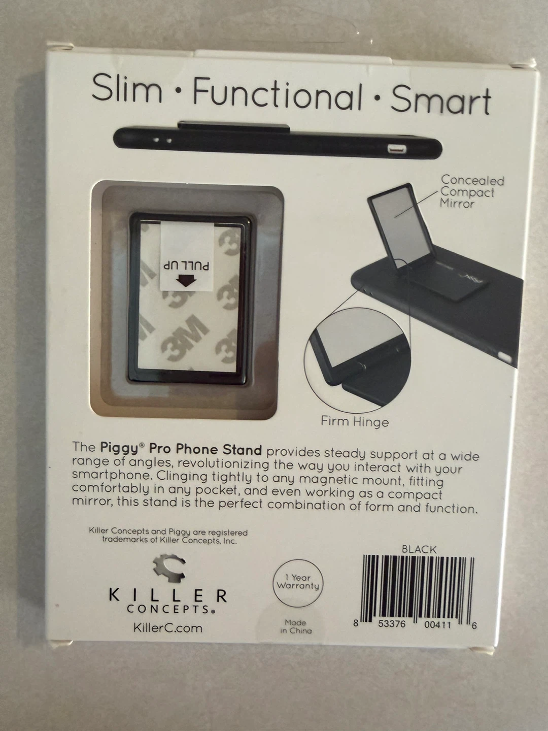 Piggy Pro Premium Phone Stand - Black - photo 2