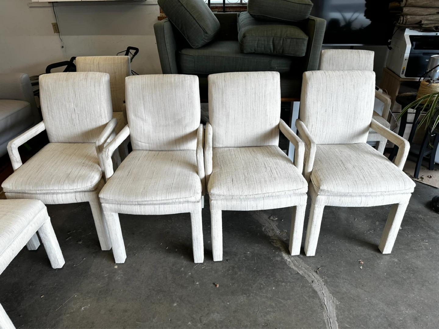 Set of 4 Upholstered Dining Chairs