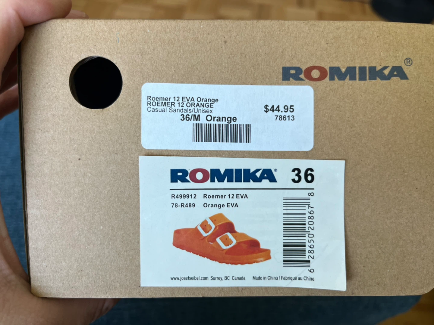 ROMIKA Orange Casual Sandals - photo 5