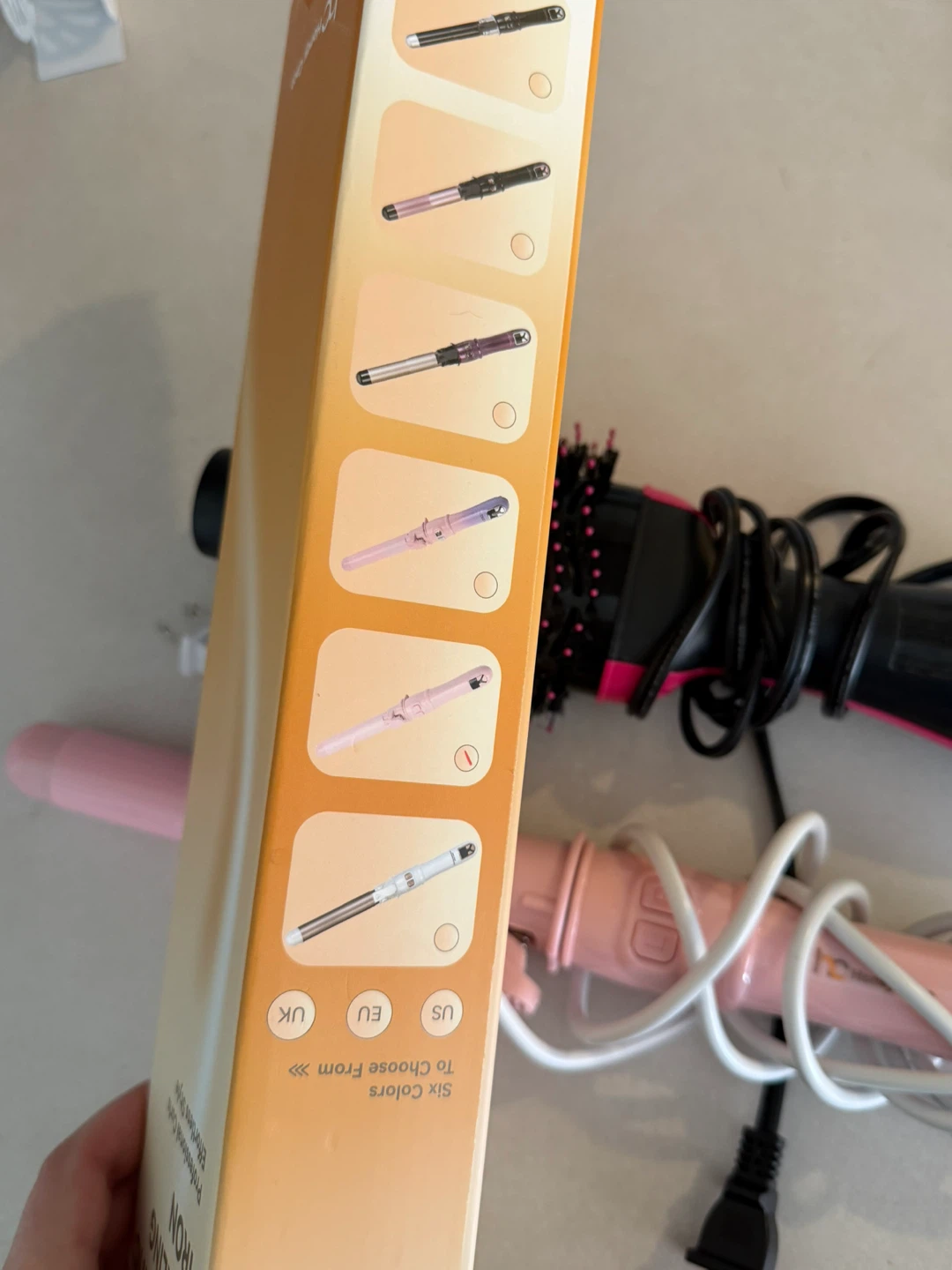 2-in-1 Hair Styler & Curler and air warp - photo 2