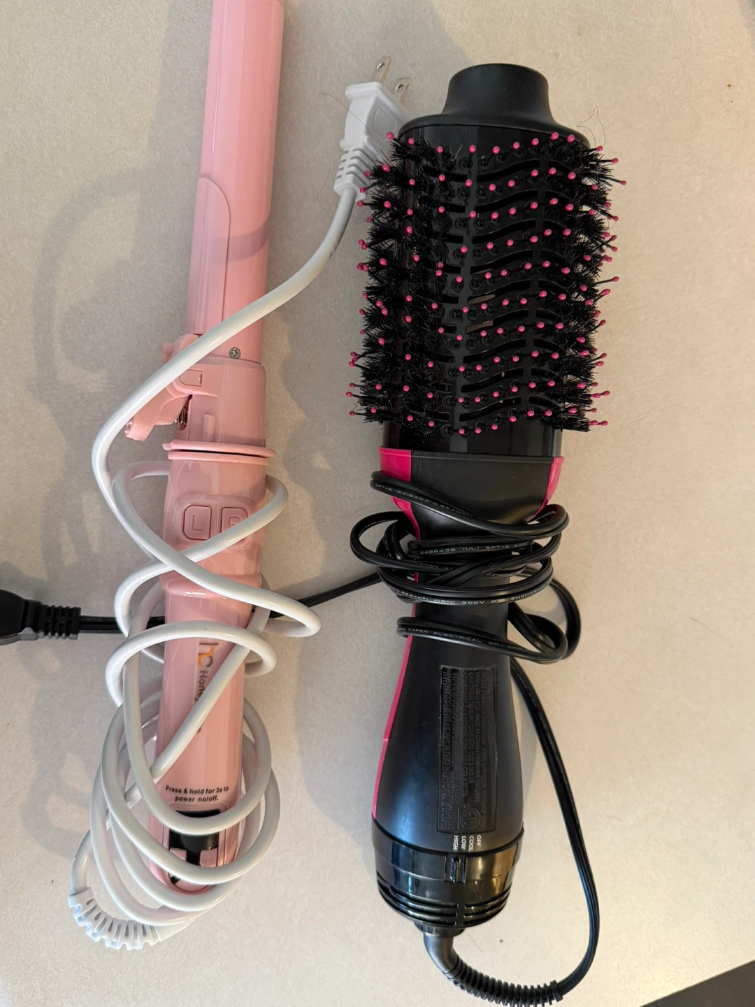 2-in-1 Hair Styler & Curler and air warp