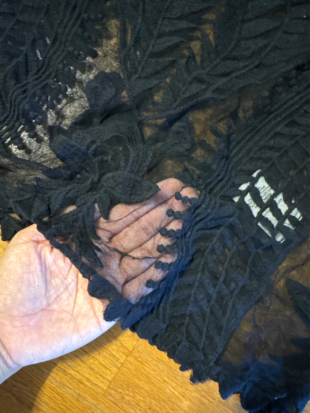 Black Lace Top - photo 2