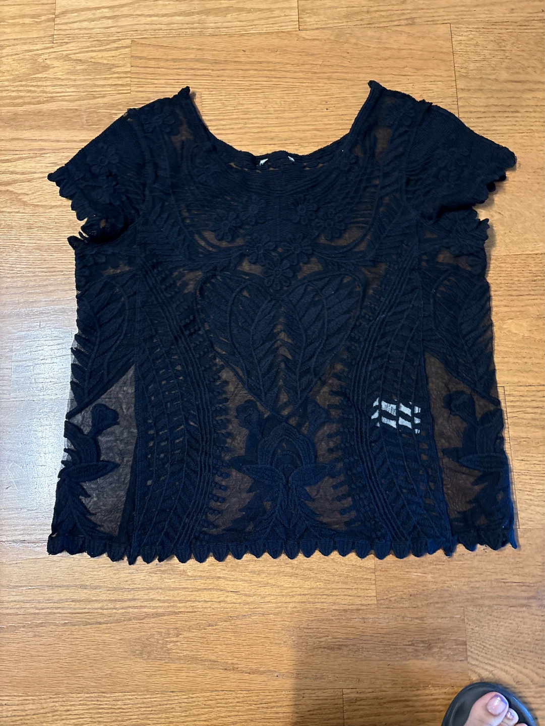 Black Lace Top