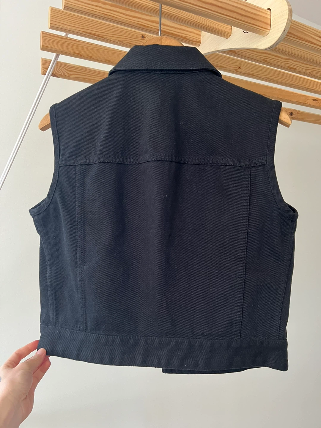 Vintage DKNY Jeans Black Denim Vest - photo 2