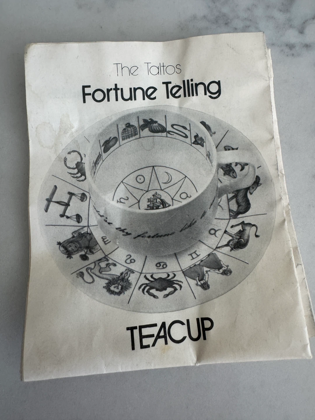 Jon Anton Fine Bone China Fortune Telling Teacup and Saucer Set - photo 5