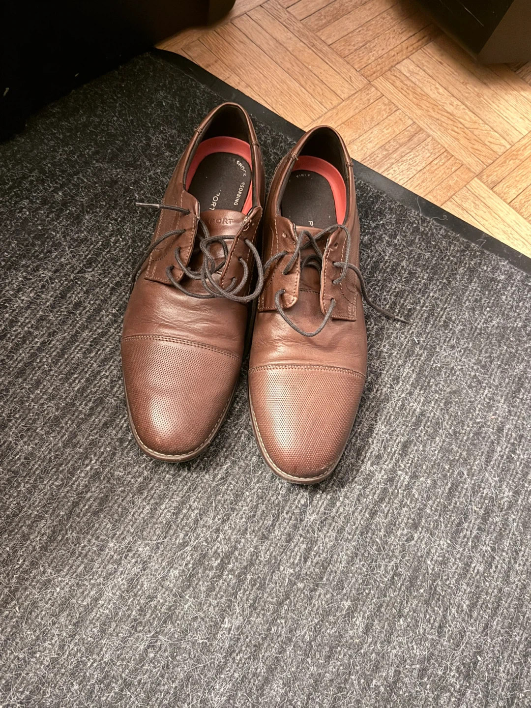 Rockport Men's Leather Dress Shoes Size 10