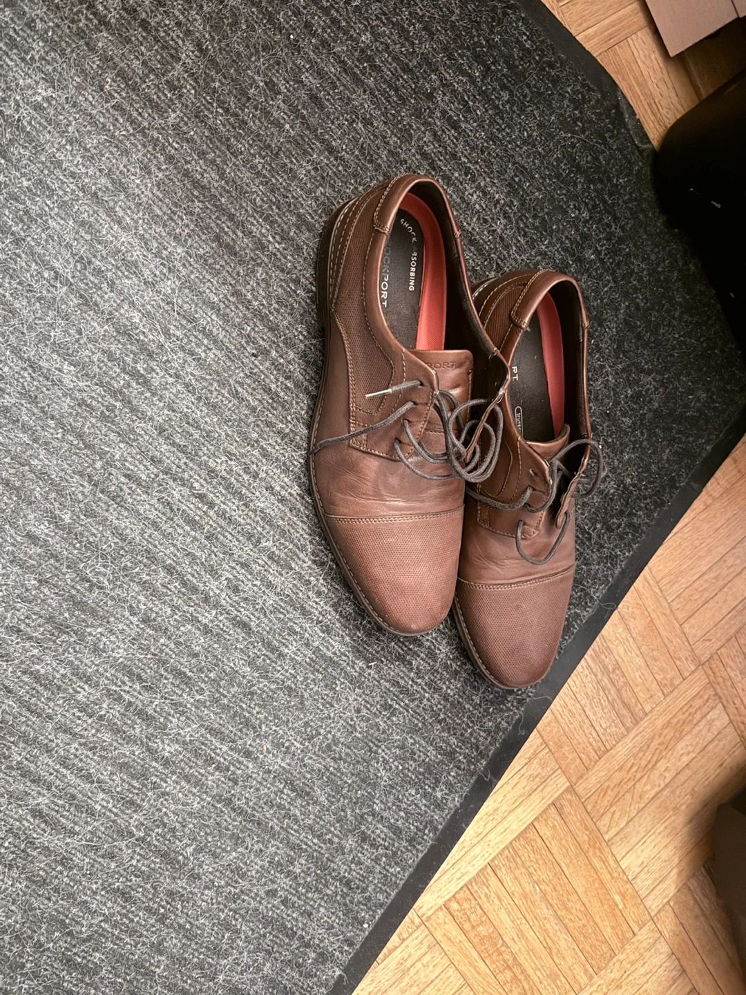Rockport Men's Leather Dress Shoes Size 10 - photo 4