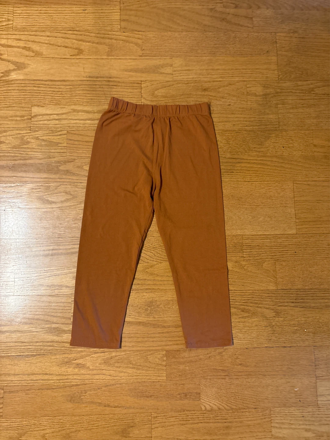JUST COZY Brown Cropped Leggings