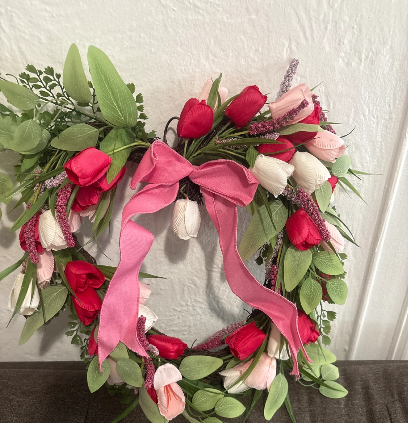 Heart Shaped Tulip Wreath