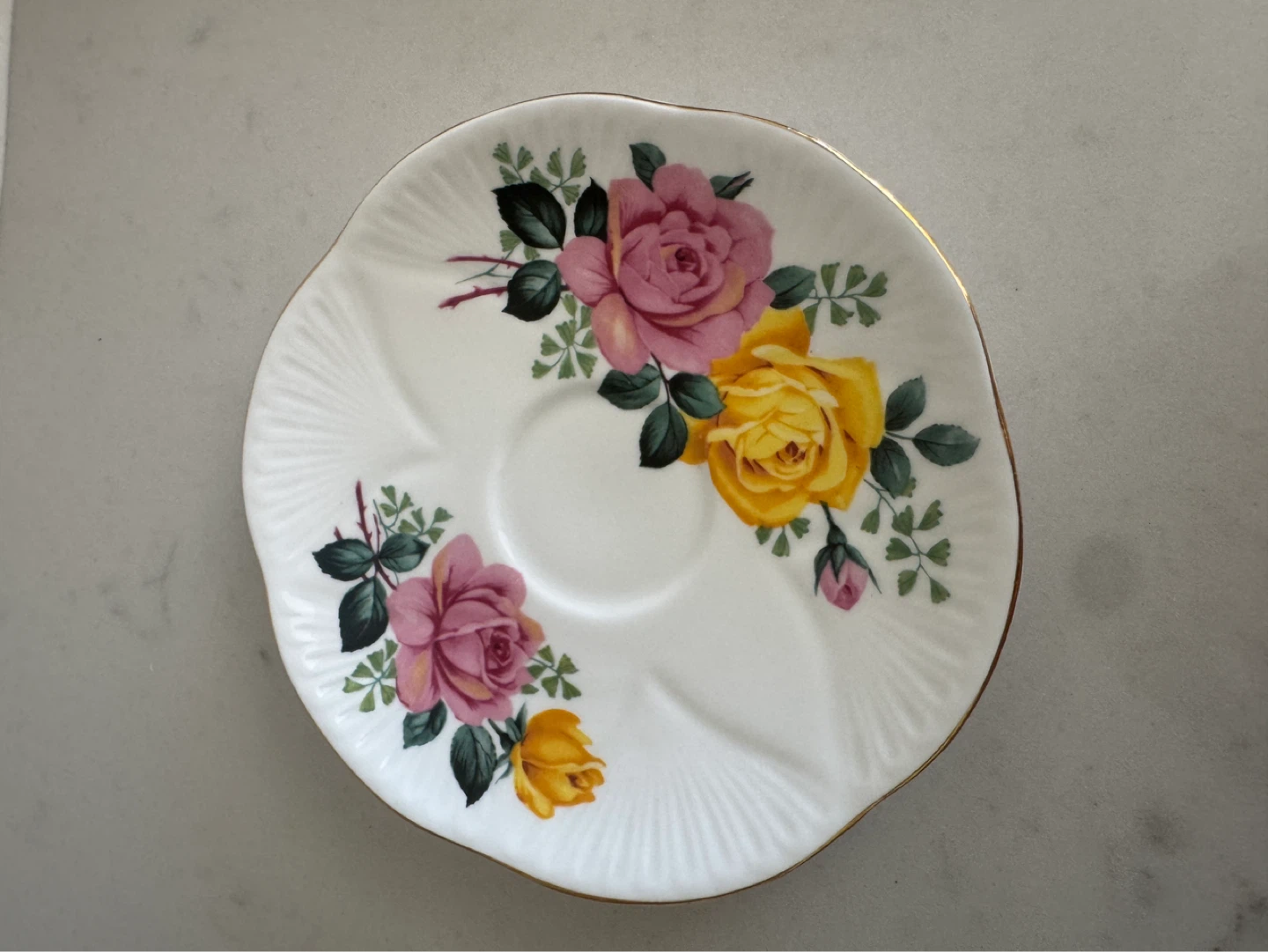 Shelley Fine Bone China Teacup and Saucer Set - photo 3