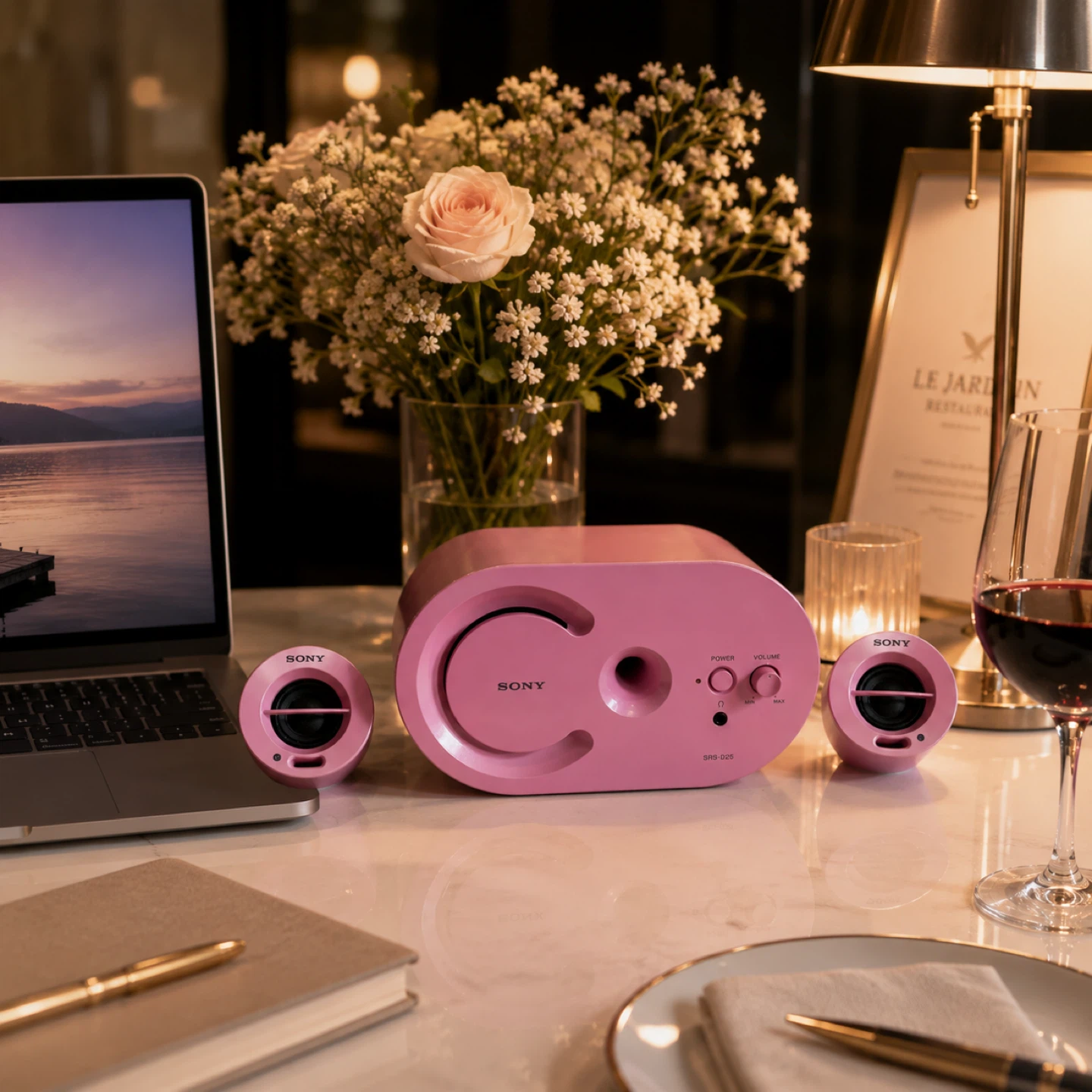 Sony SRS-D25 Pink Speaker System