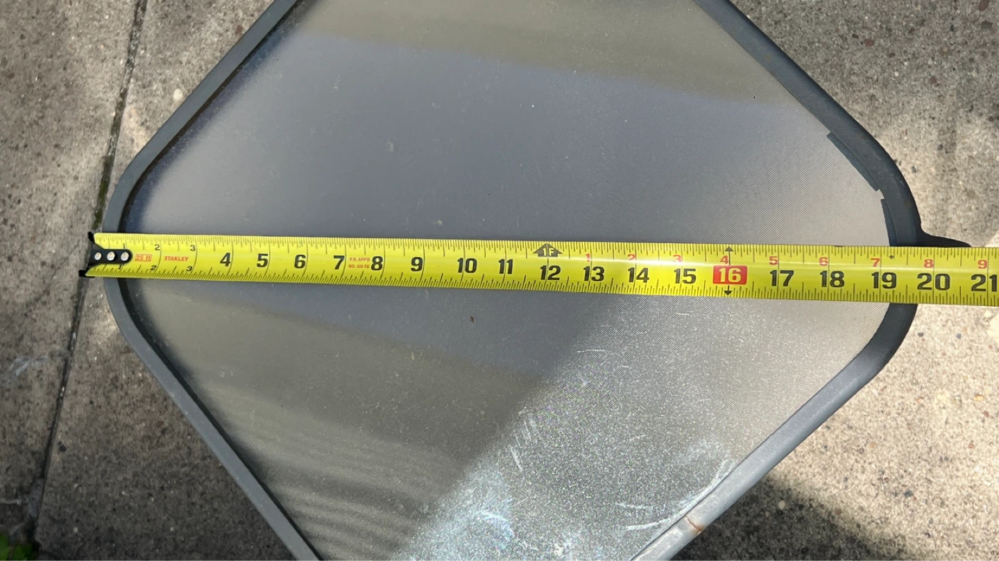 Square Glass Top Side Table - photo 5