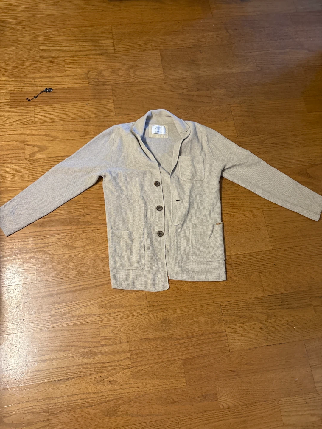 Zara Knit Button-Up Cardigan