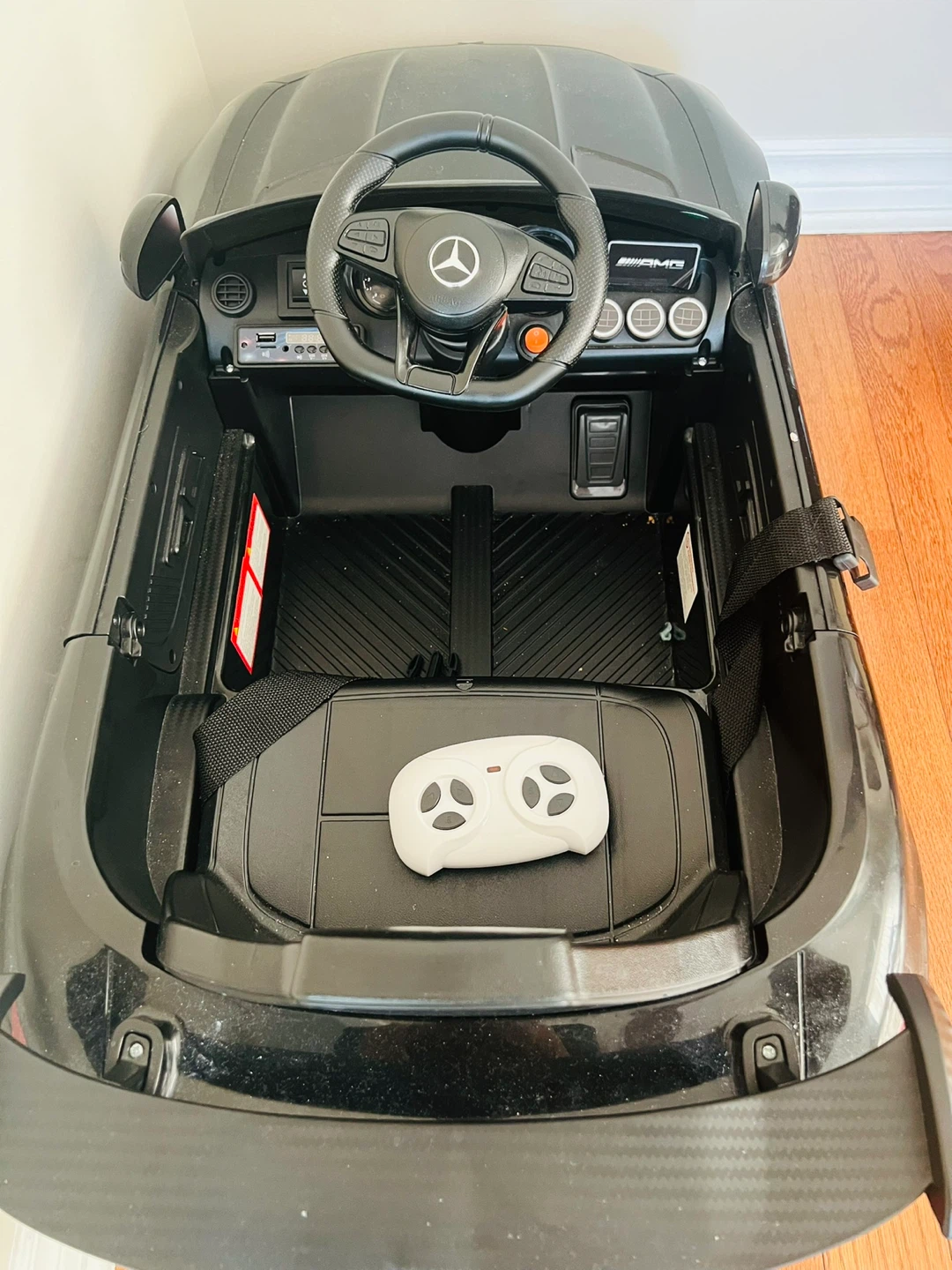 Black Mercedes-AMG Ride-On Car