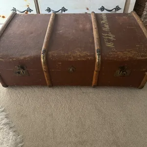 Vintage Steamer Trunk Luggage