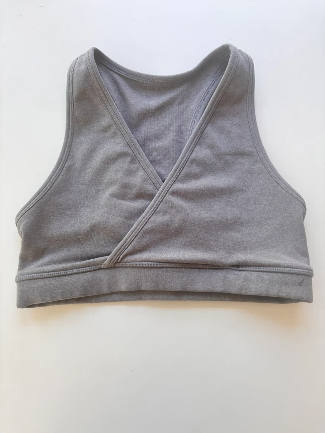 Lululemon Grey Racerback Sports Bra size S