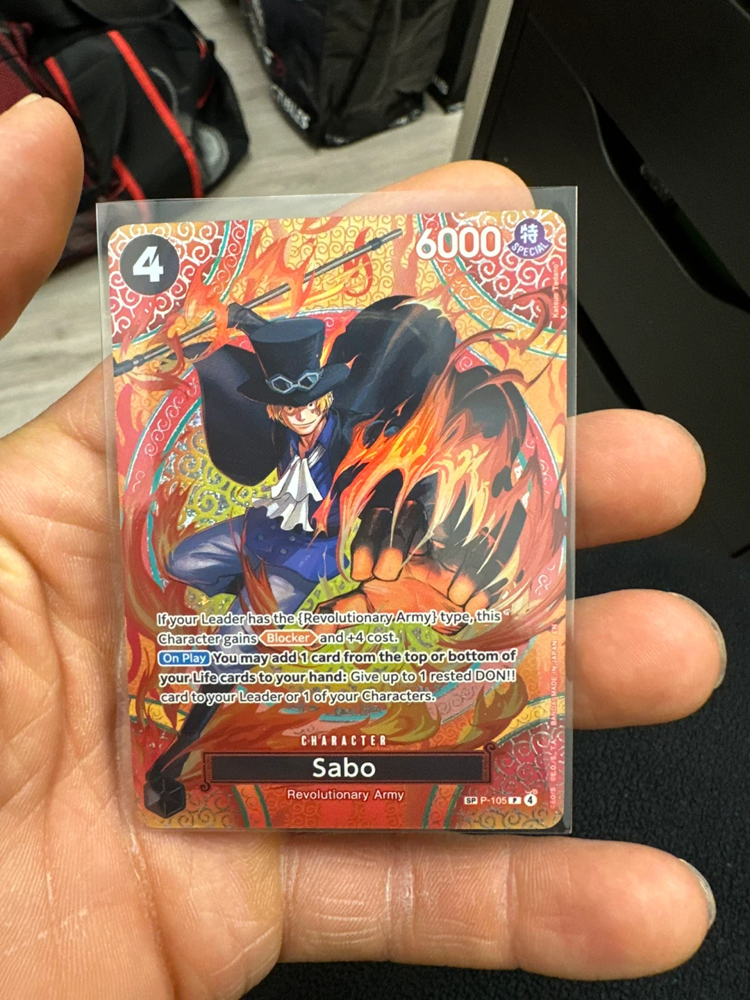 One Piece Card Game Sabo SP P-105