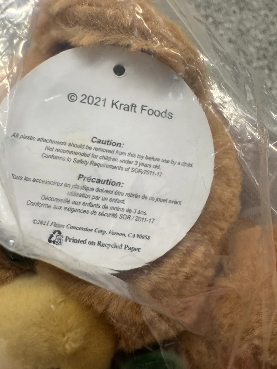 Kraft Foods 10in Kraft Bear Green Tie 2021 - photo 4