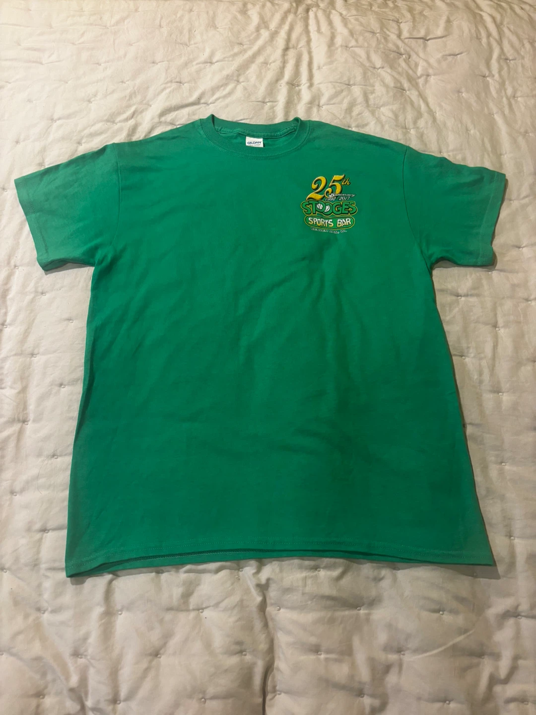 Gildan Green Stooges Sports Bar T-Shirt