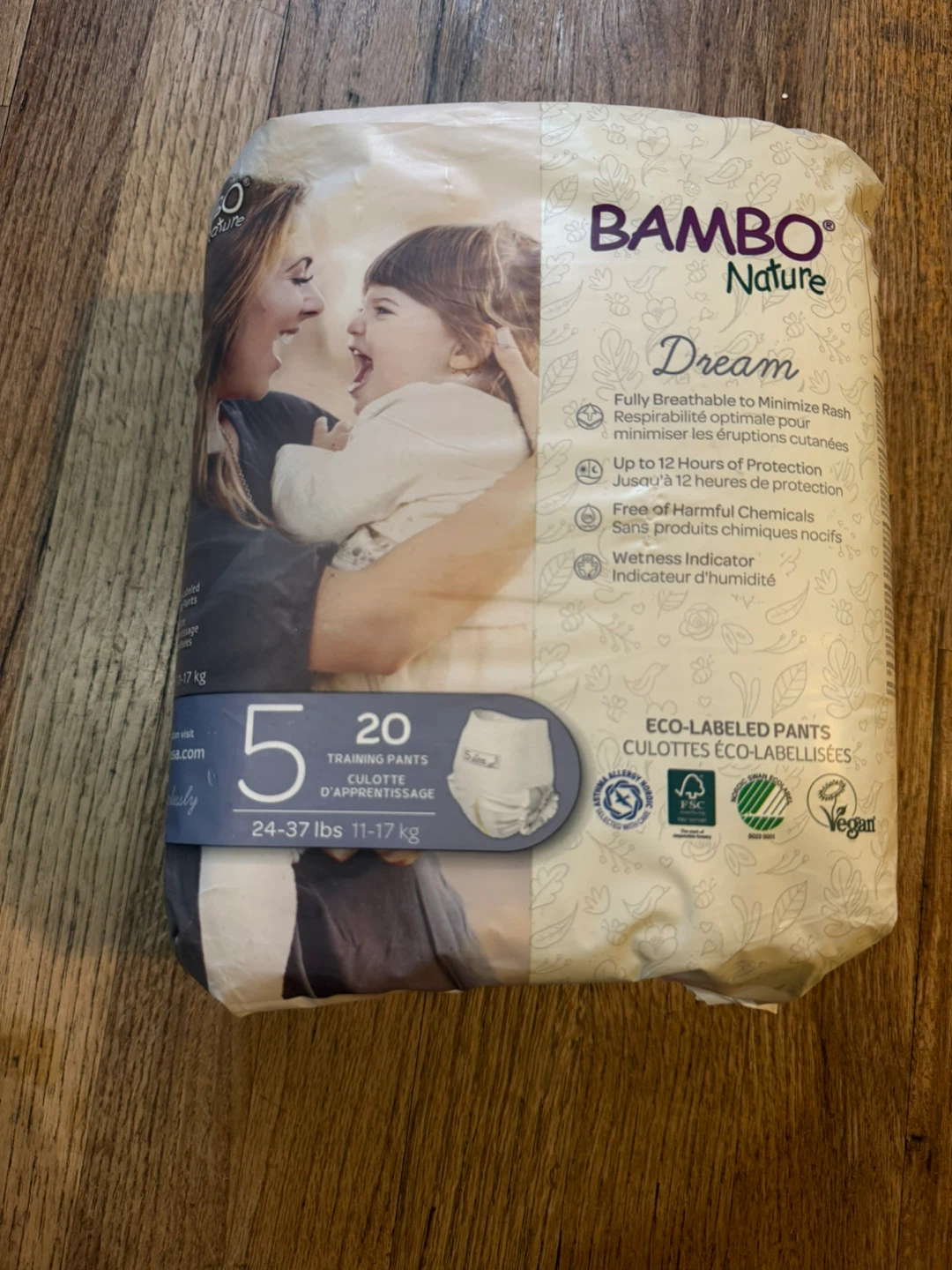 BAMBO Nature Dream Training Pants Size 5 (20 Count)