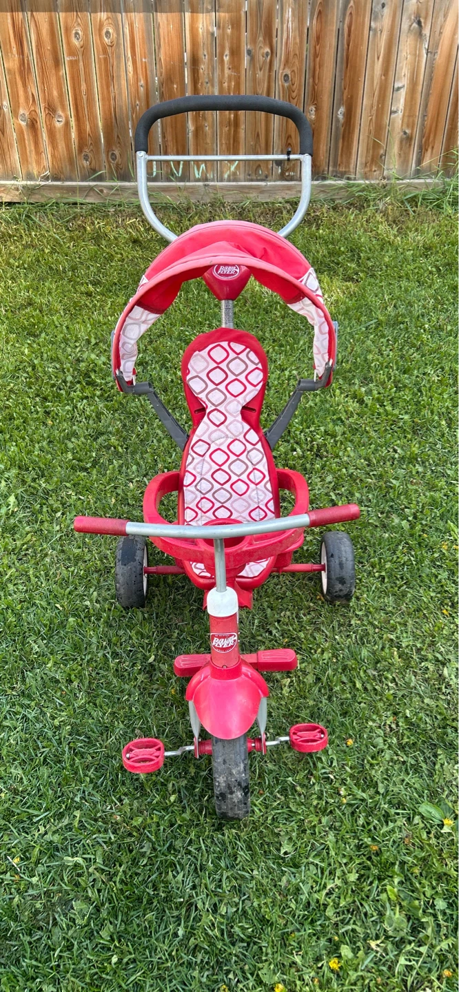 Radio Flyer Red Tricycle with Parent Handle - photo 5