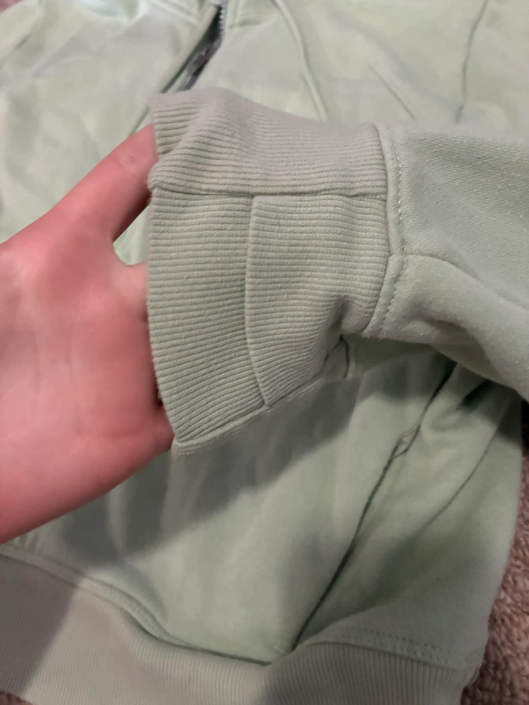 All in Motion Light Green Quarter Zip Sweatshirt - photo 2