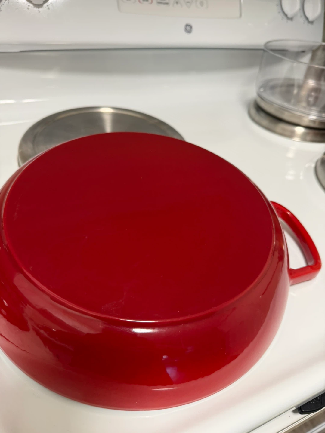 GE Enamel Cast Iron Dutch Oven - Red - photo 3
