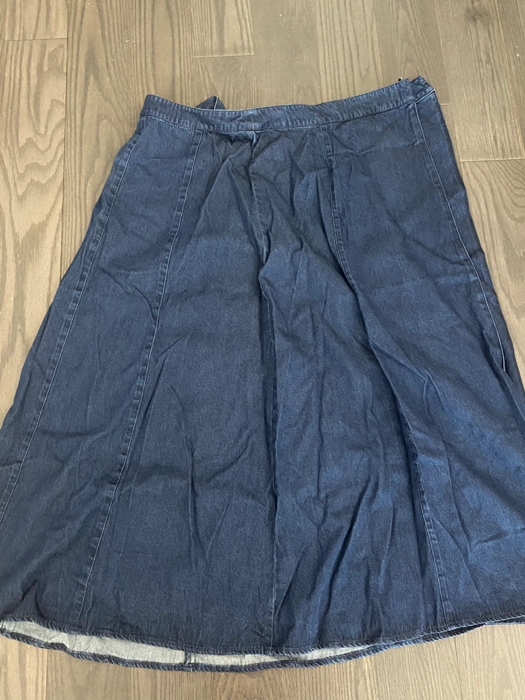Denim Wrap midi Skirt size 2