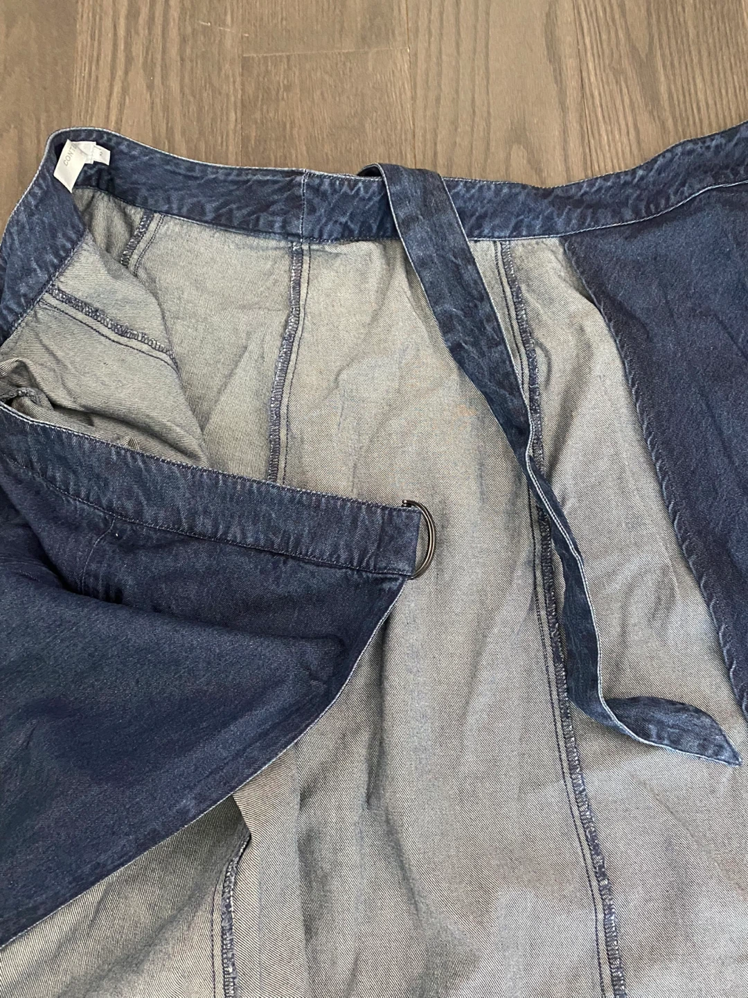 Denim Wrap midi Skirt size 2 - photo 2